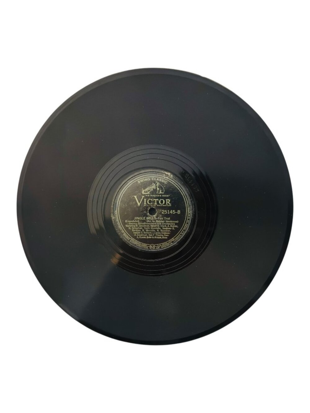 Tommy Dorsey – Santa Claus Is Coming To Town / Jingle Bells - 10" Victor 25145